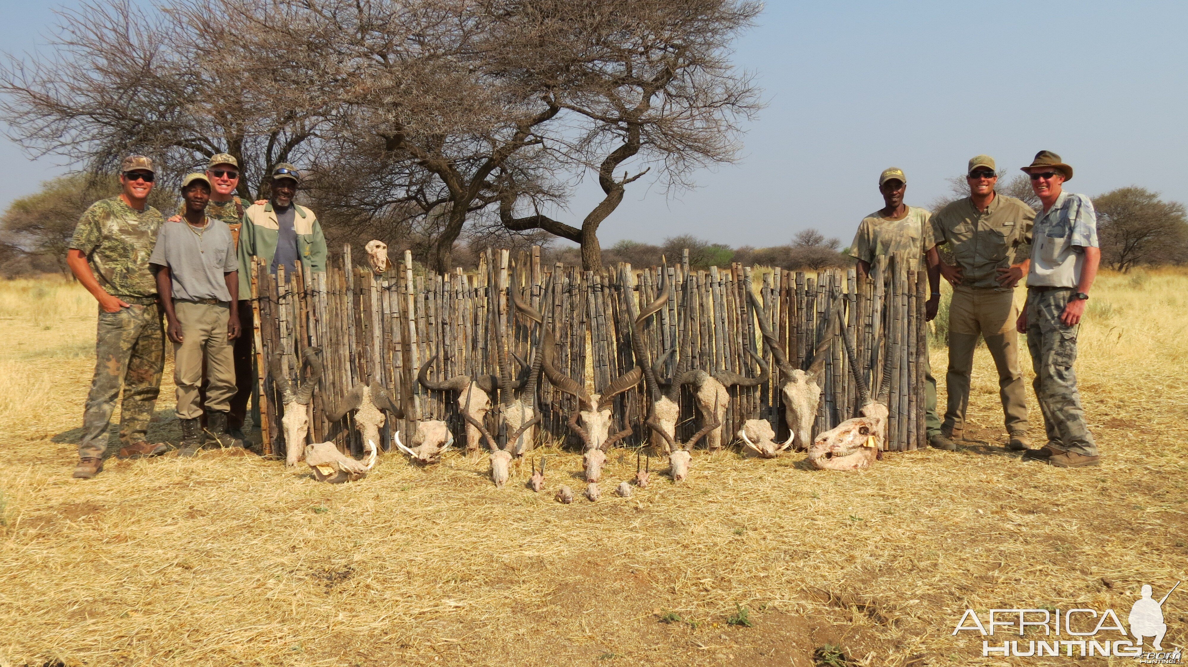 Trophies hunted with Ozondjahe Hunting Safaris in Namibia