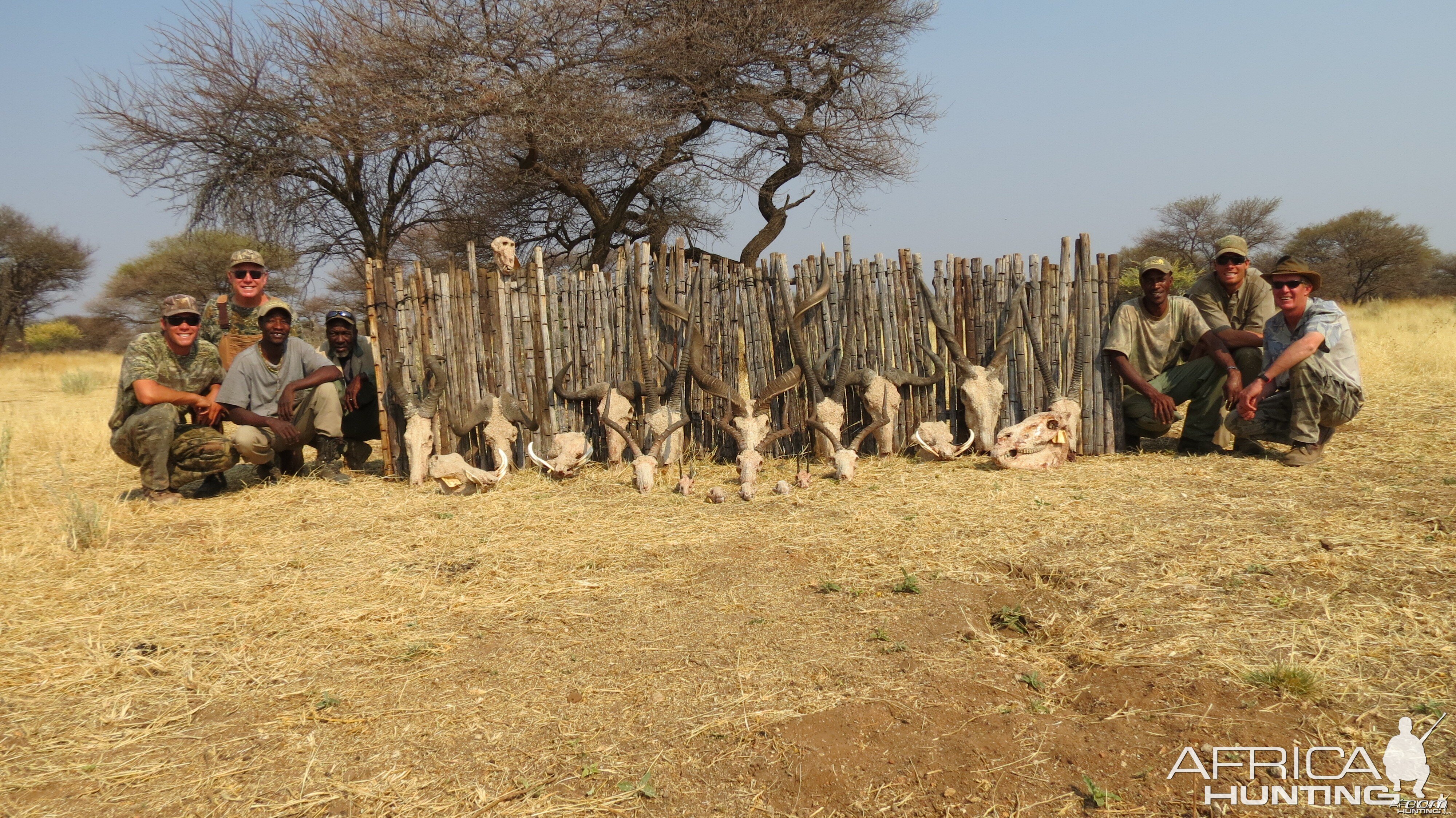 Trophies hunted with Ozondjahe Hunting Safaris in Namibia