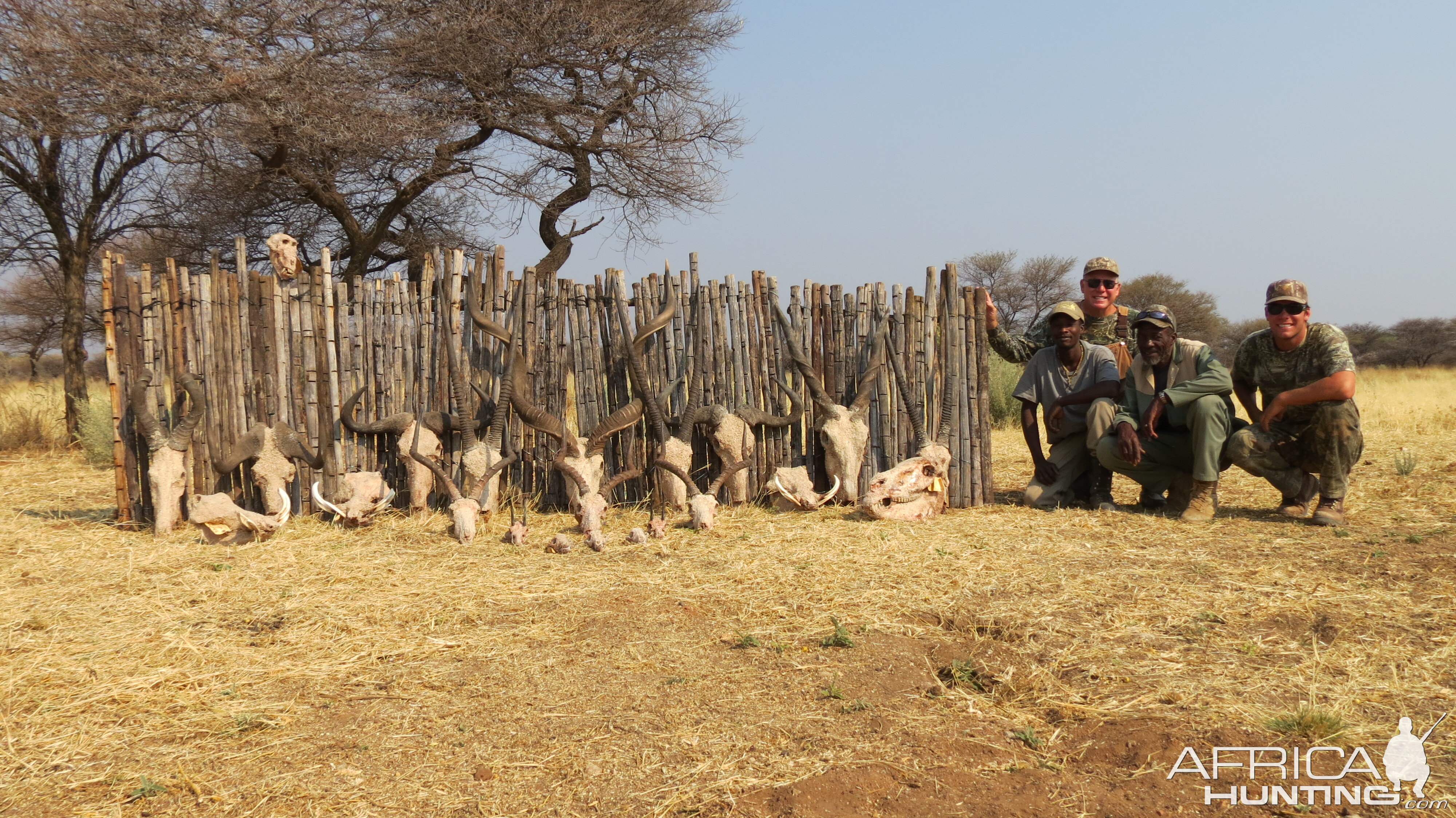 Trophies hunted with Ozondjahe Hunting Safaris in Namibia