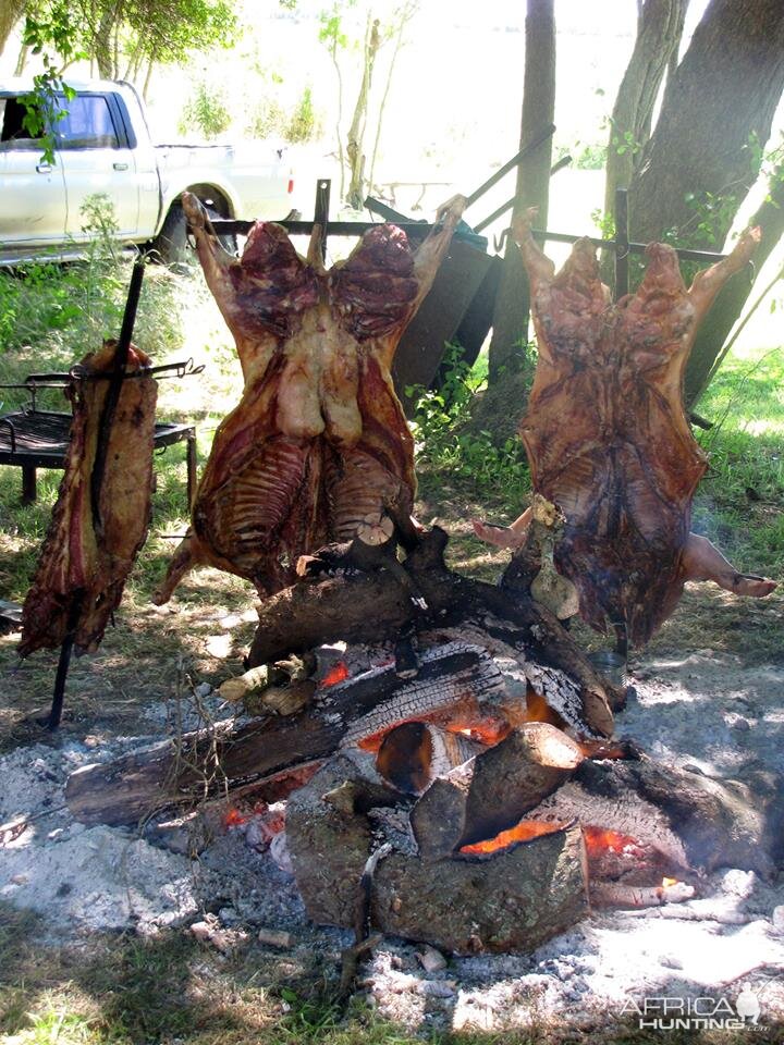 Typcial Argentinian asado