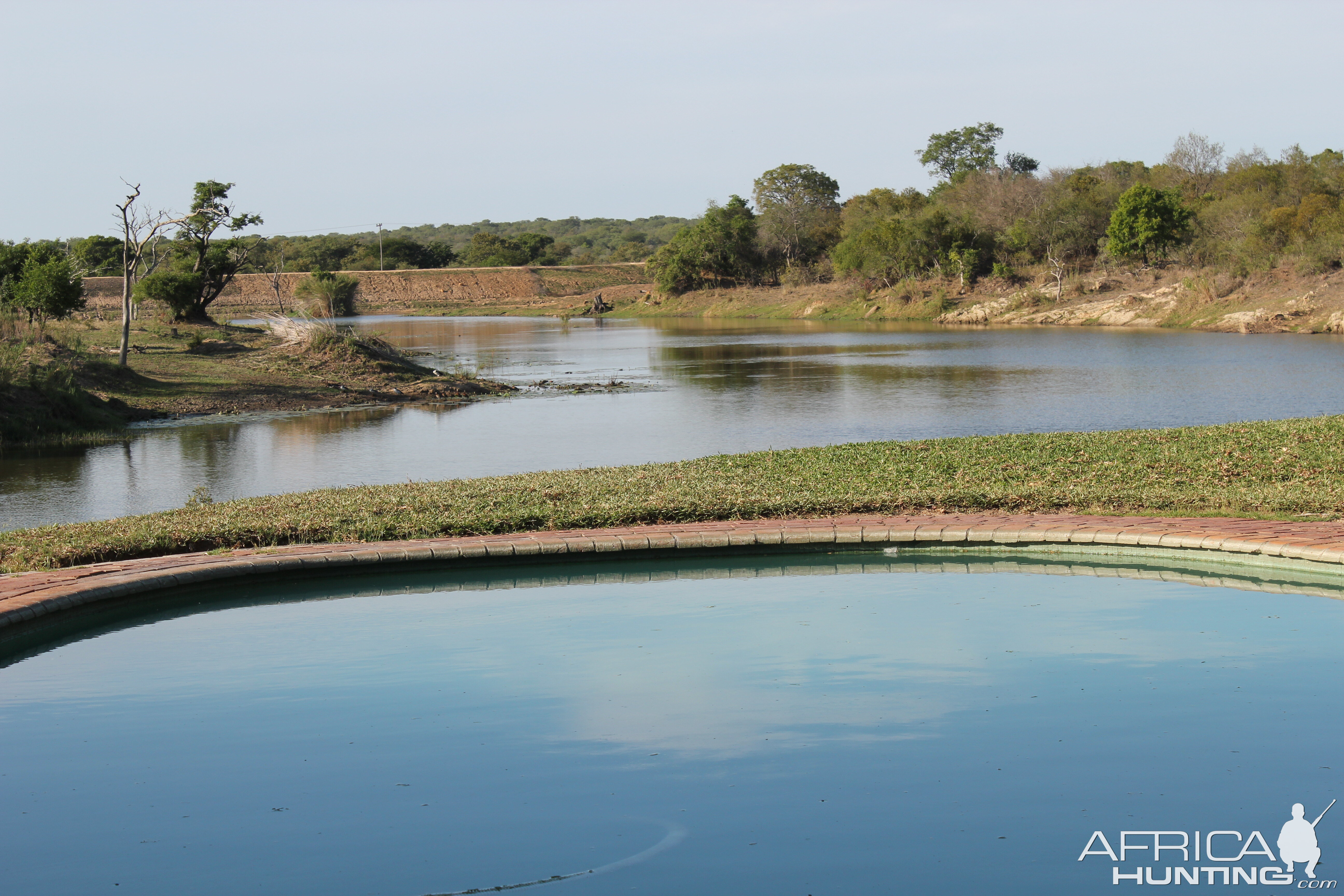 View from Bushbuck Lodge  Hunting Accommodation Pro Hunting Safaris