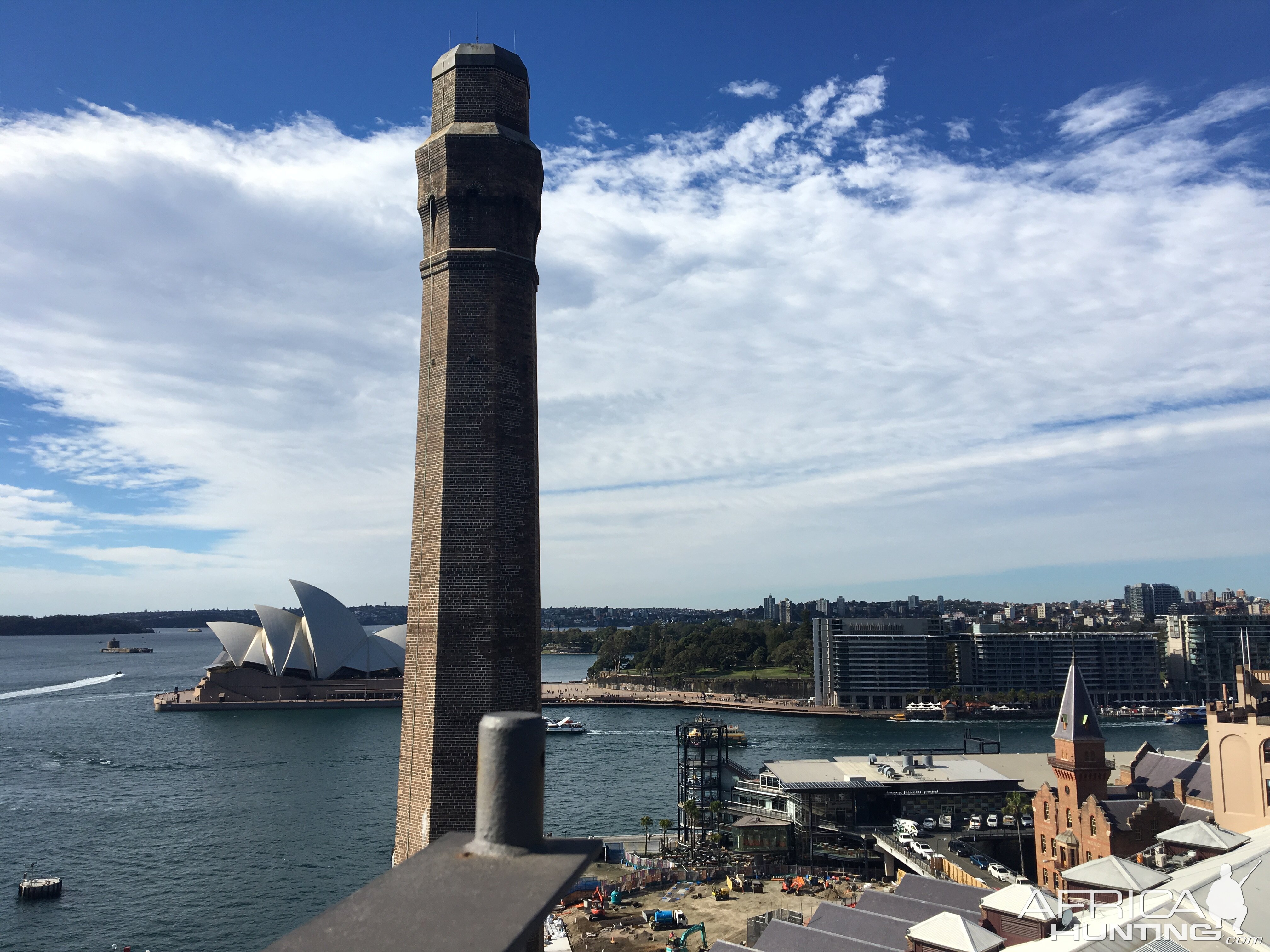 View from the harbor bridge