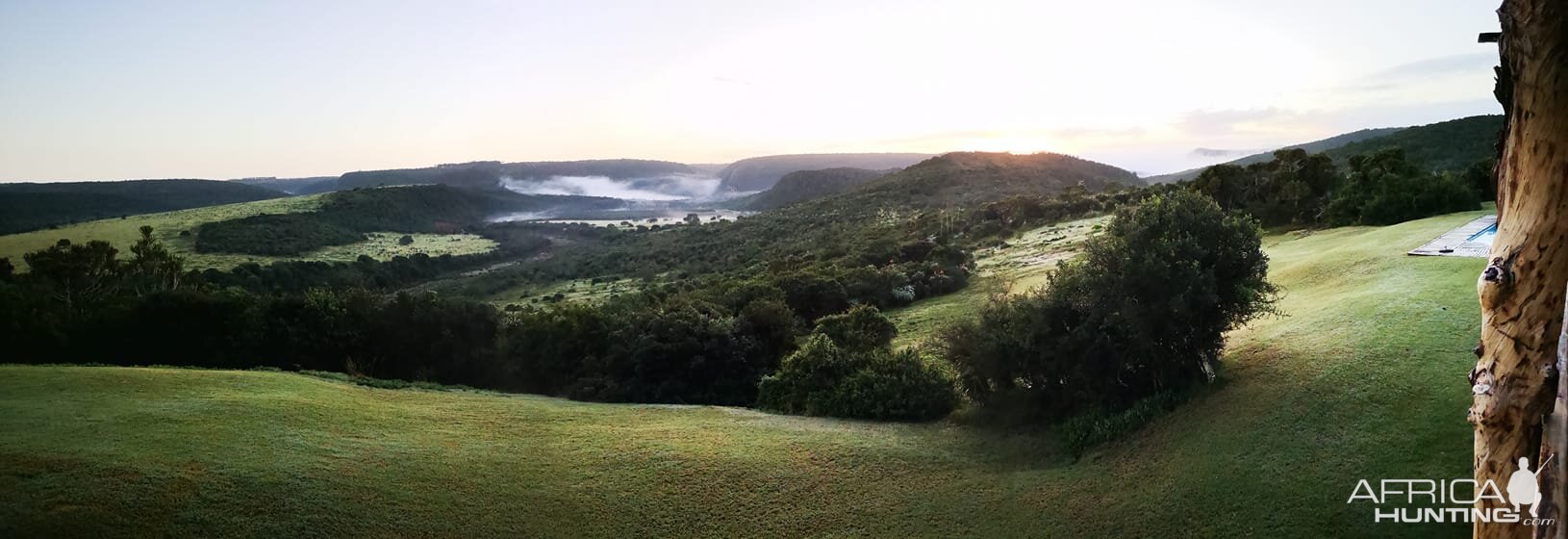 View from the lodge