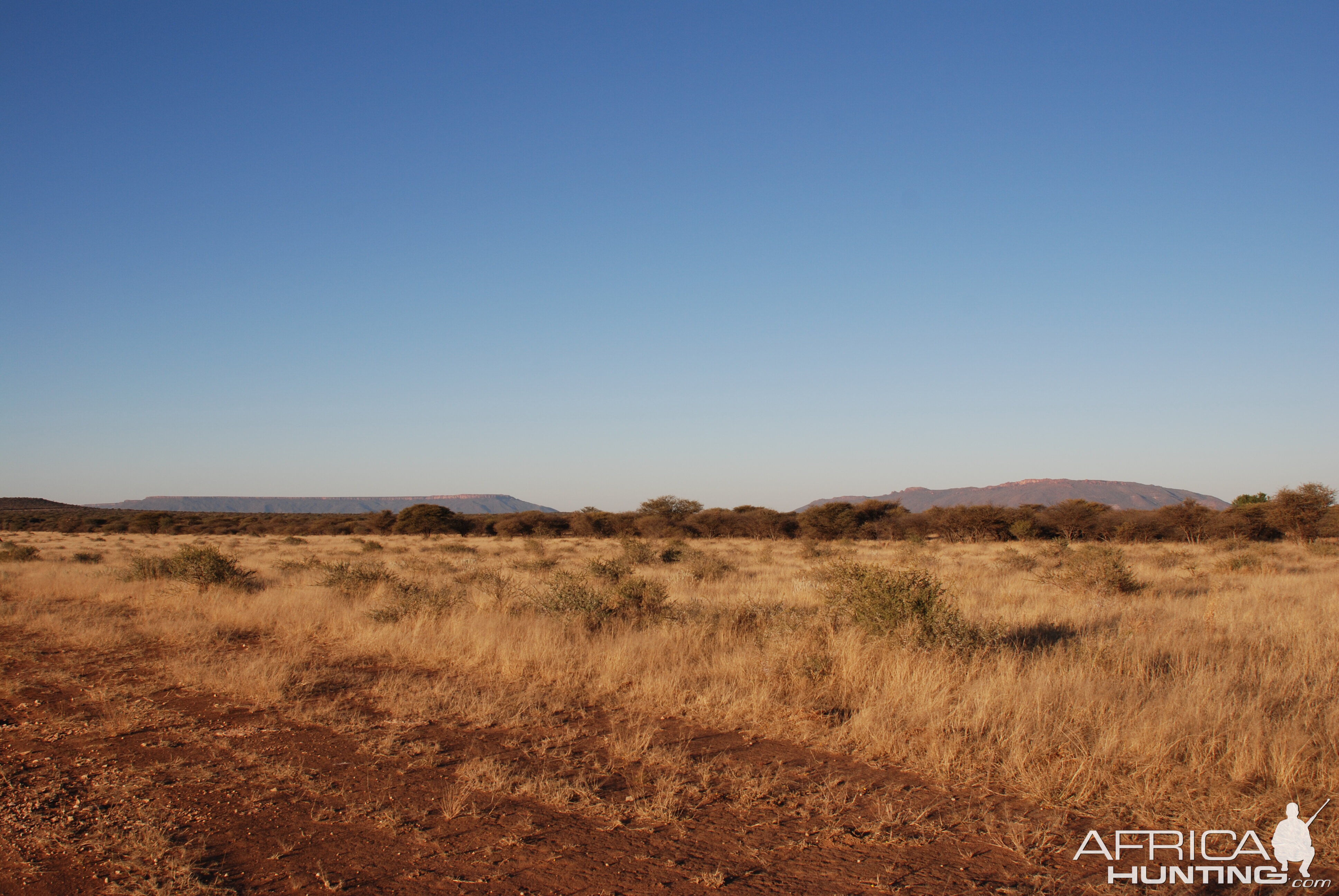 View of Waterberg Plateau from Ozondjahe