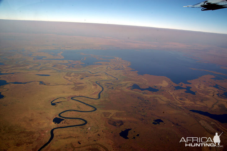 View of Zambia From The Plane