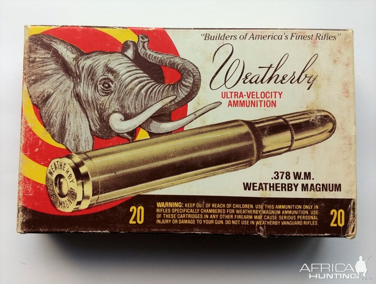 Vintage .378 Weatherby Ammunition