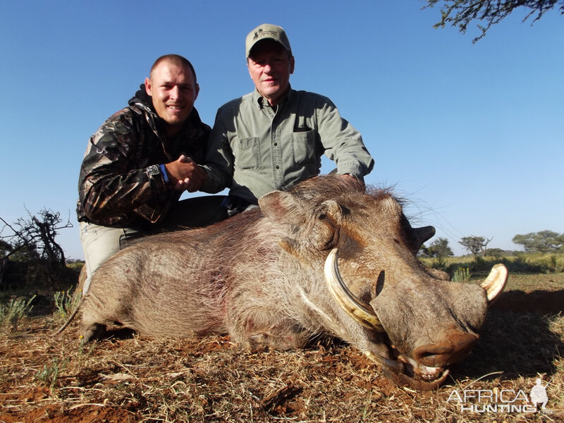 Warthog hunt with Wintershoek Johnny Vivier Safaris