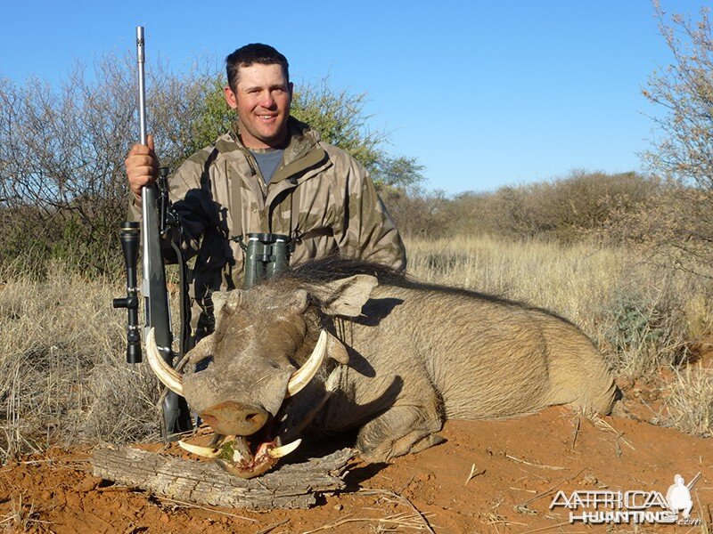 Warthog hunt with Wintershoek Johnny Vivier Safaris