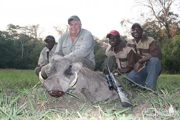 Warthog Hunting in Tanzania