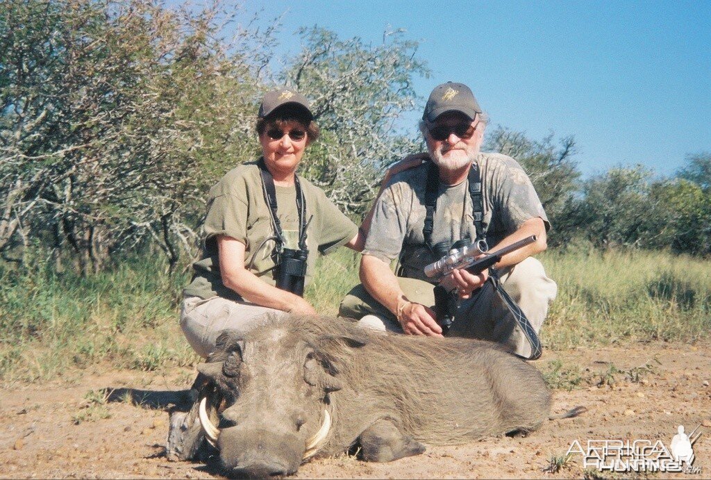 warthog with handgun