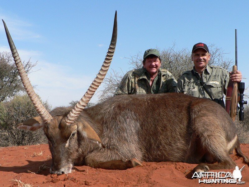 Waterbuck hunted with Wintershoek Johnny Vivier Safaris