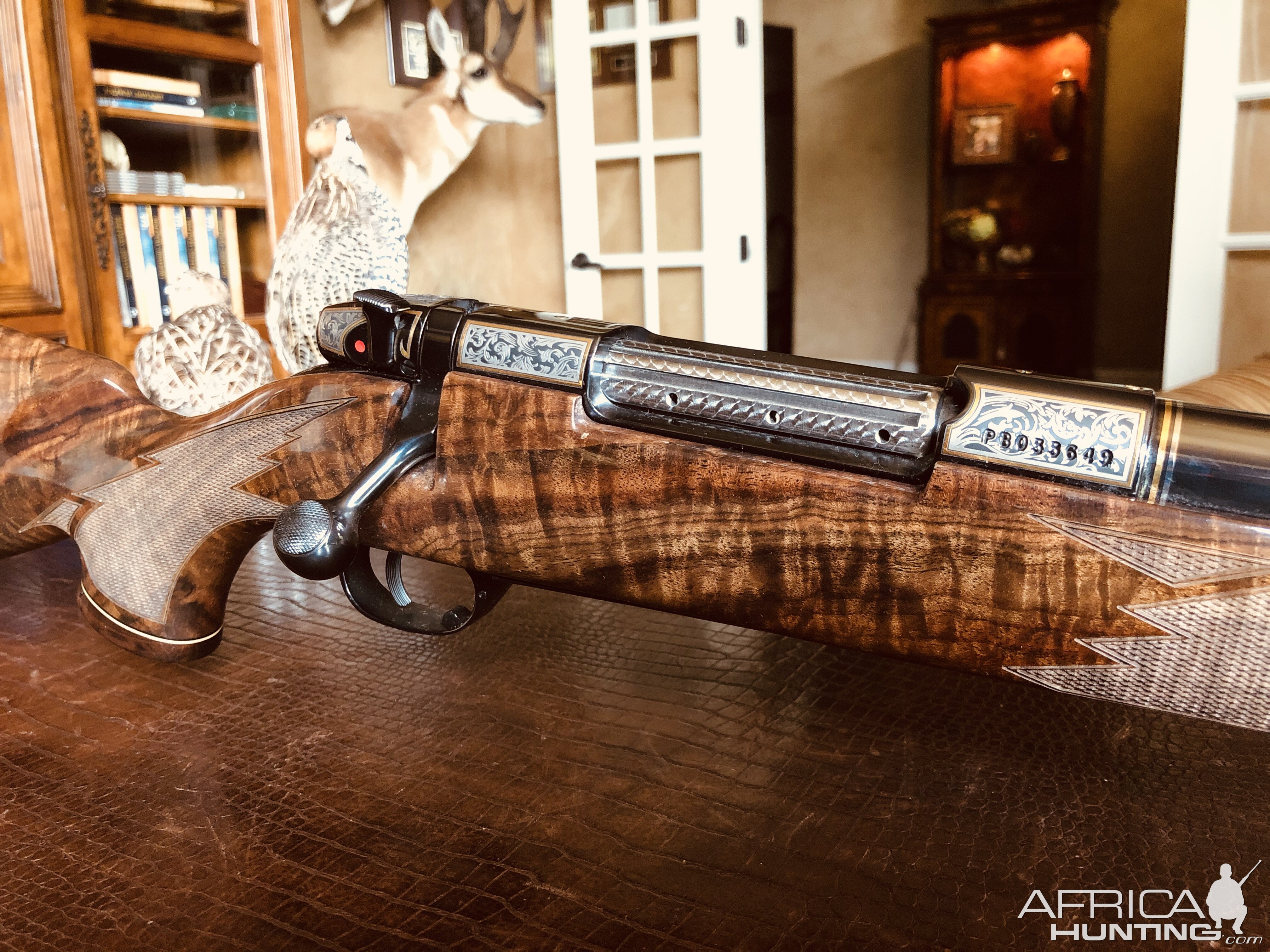 Weatherby Mark V Royal Ultramark Custom 375 H&H Rifle with 23" barrel