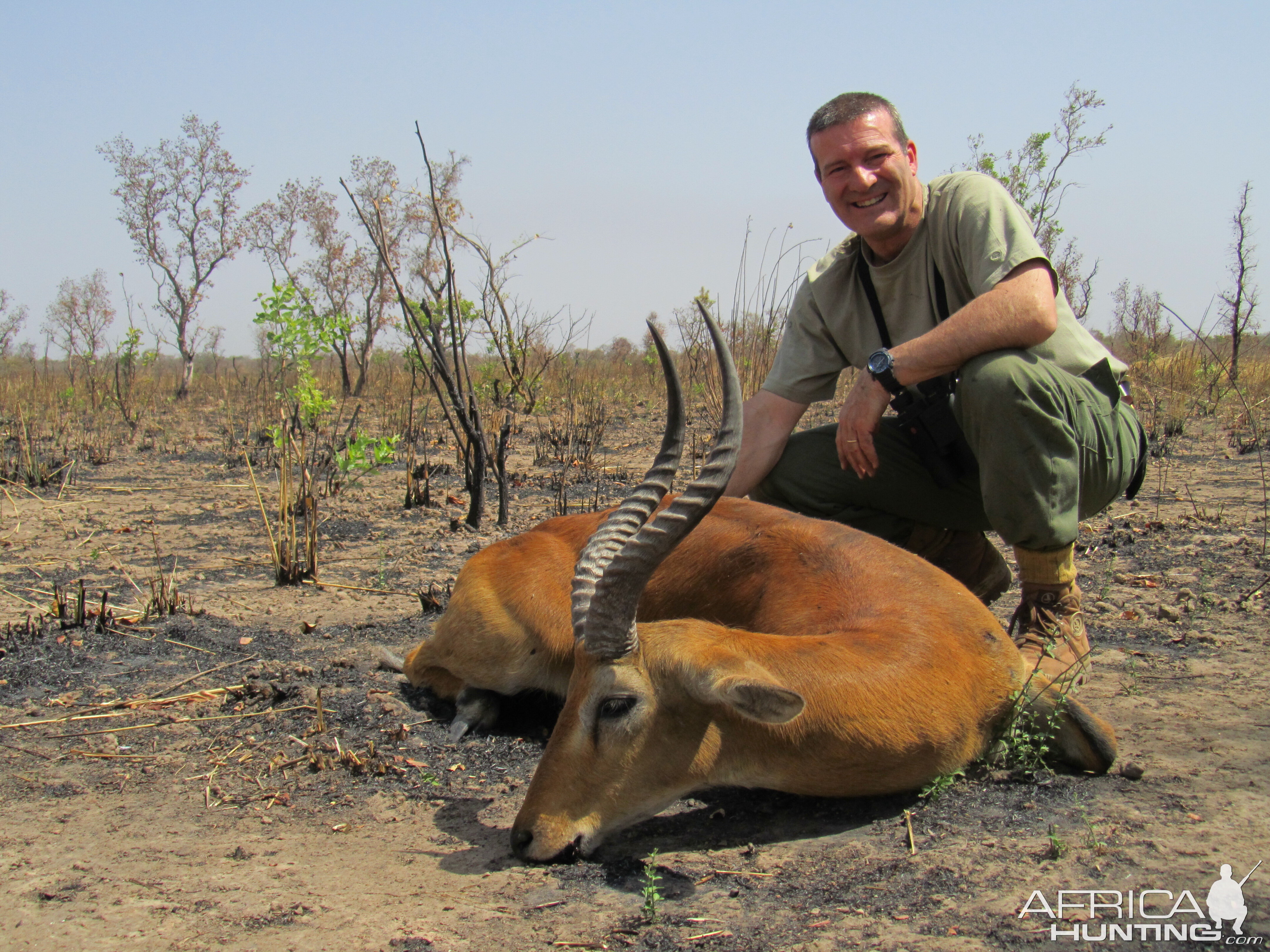 Western/Buffon Kob hunted in Benin with Club Faune