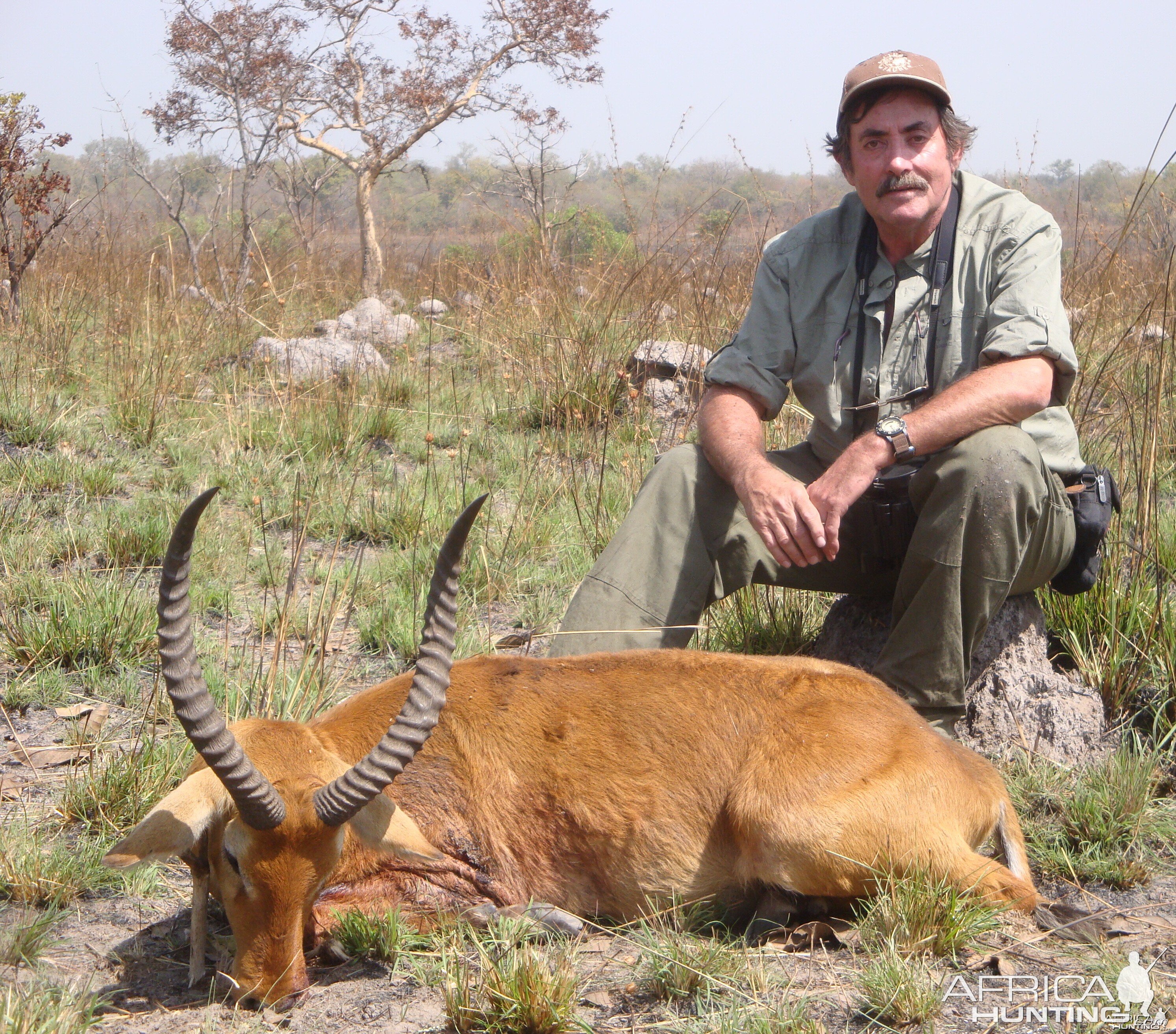 Western Kob/Buffon hunted in Central Africa with Club Faune