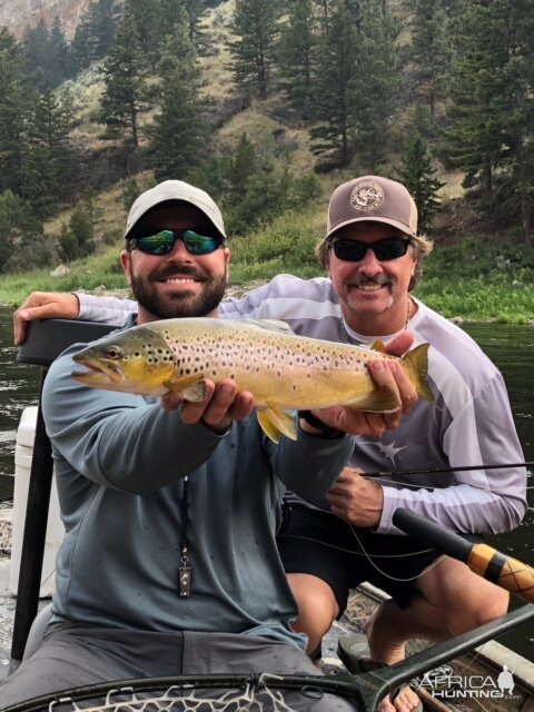 Western Montana Fishing Missouri River Brown Trout