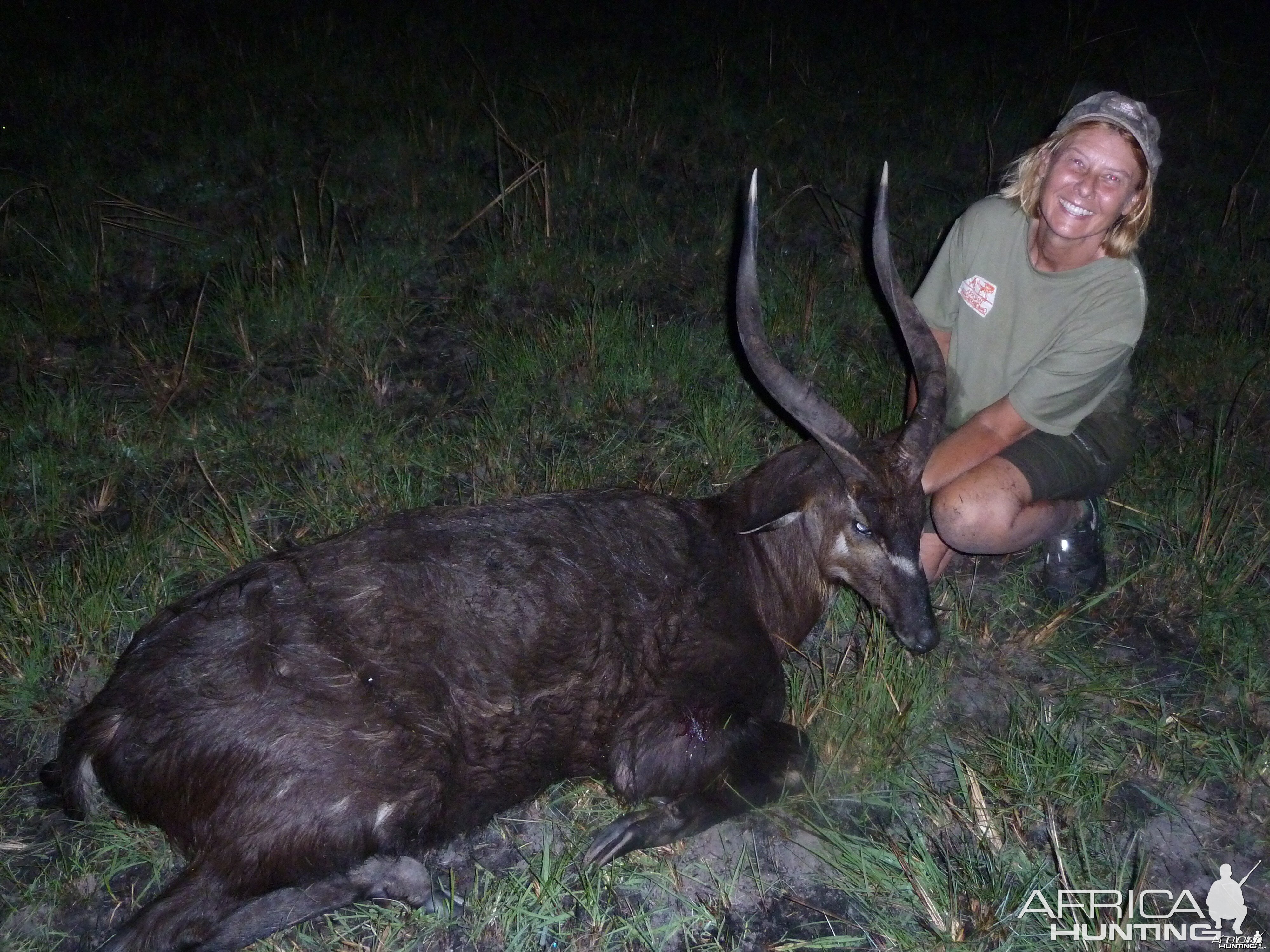 Western Sitatunga hunted in Central Africa with Club Faune