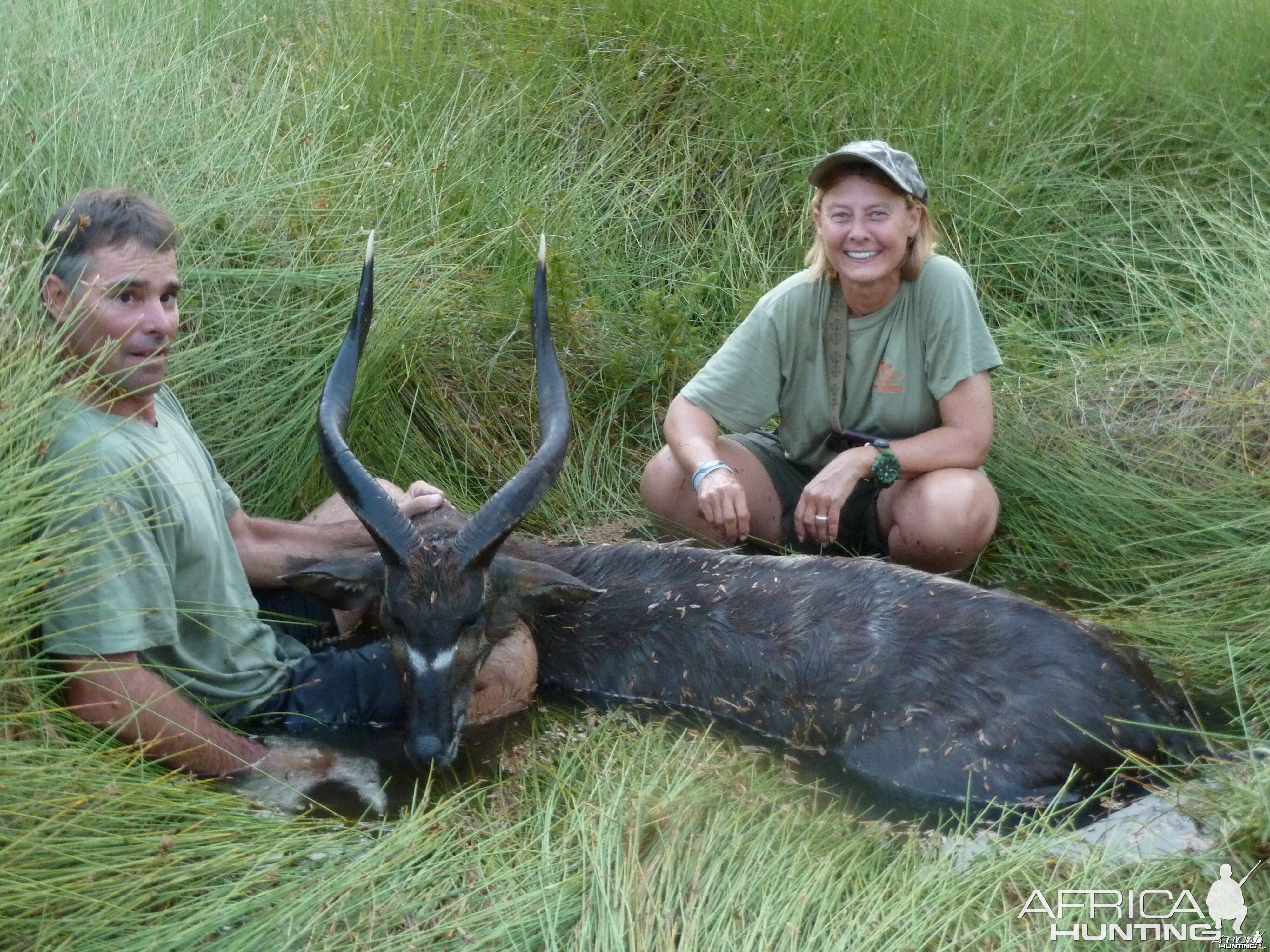 Western Sitatunga hunted in Central Africa with Club Faune