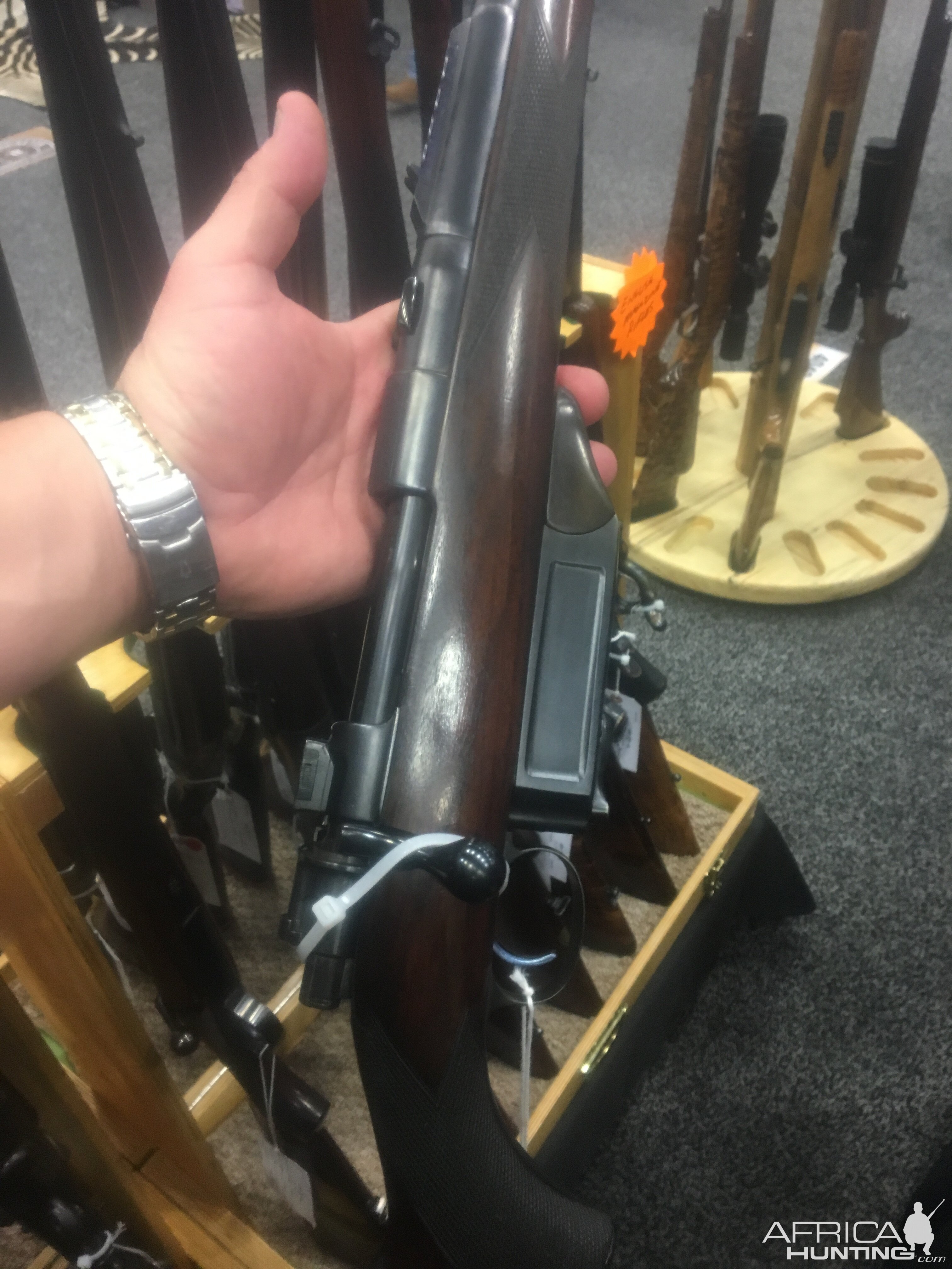 Westley Richards takedown in 318 Westley Richards Rifle