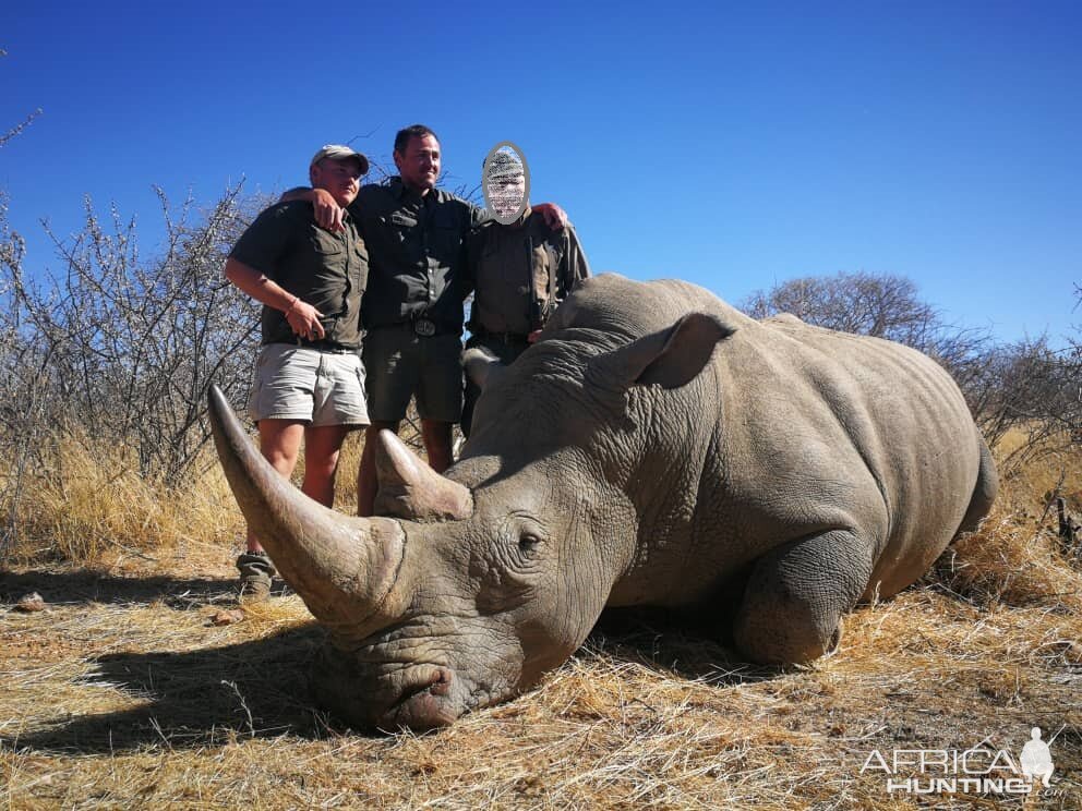 White Rhino Hunting Namibia