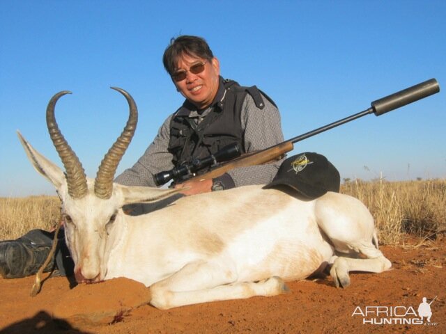 White Springbok Hunting