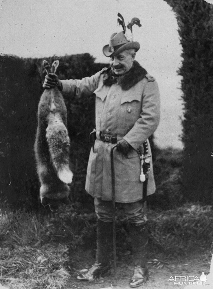 Wilhelm II the third German emperor Hunting Fox