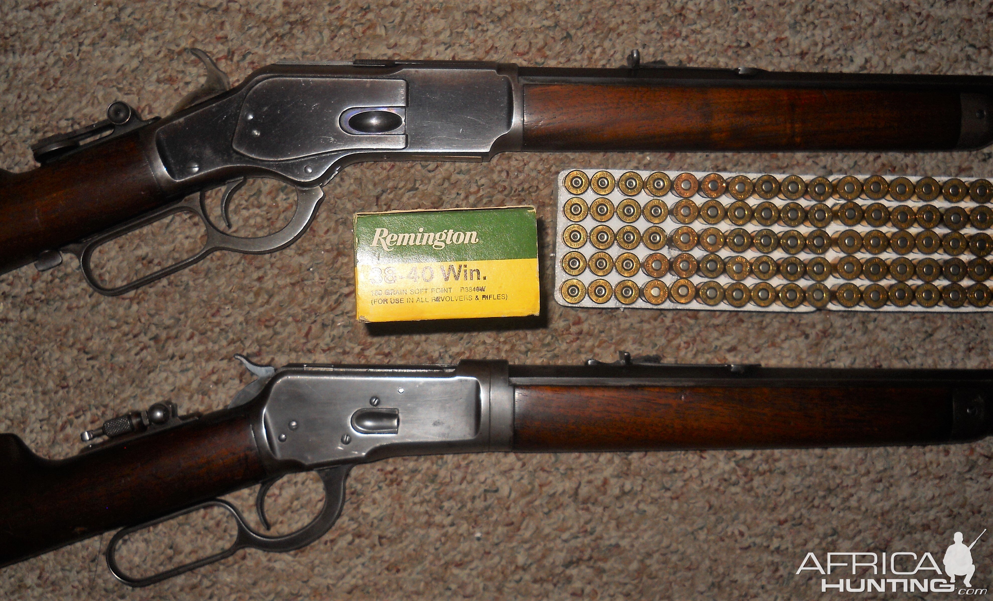 Winchester 38-40 lever action rifles