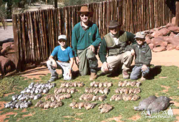 Wing Shooting Sandgrouse, Dove & Guinea fowl Namibia