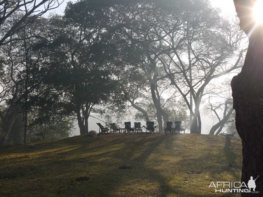 Zambia Hunting Accommodation View from Camp