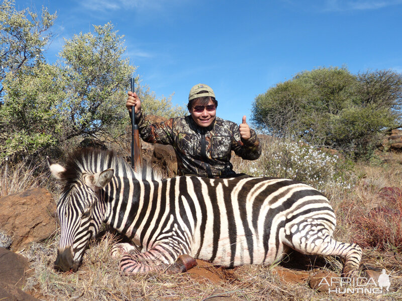 Zebra hunt with Wintershoek Johnny Vivier Safaris