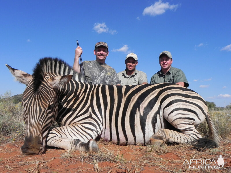 Zebra hunt with Wintershoek Johnny Vivier Safaris