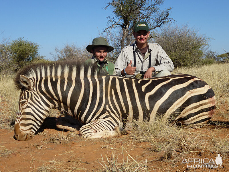 Zebra hunt with Wintershoek Johnny Vivier Safaris