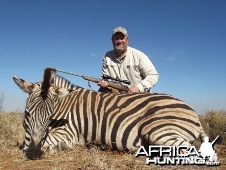 Zebra hunt with Wintershoek Johnny Vivier Safaris