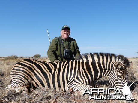 Zebra hunt with Wintershoek Johnny Vivier Safaris