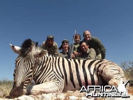 Zebra hunt with Wintershoek Johnny Vivier Safaris