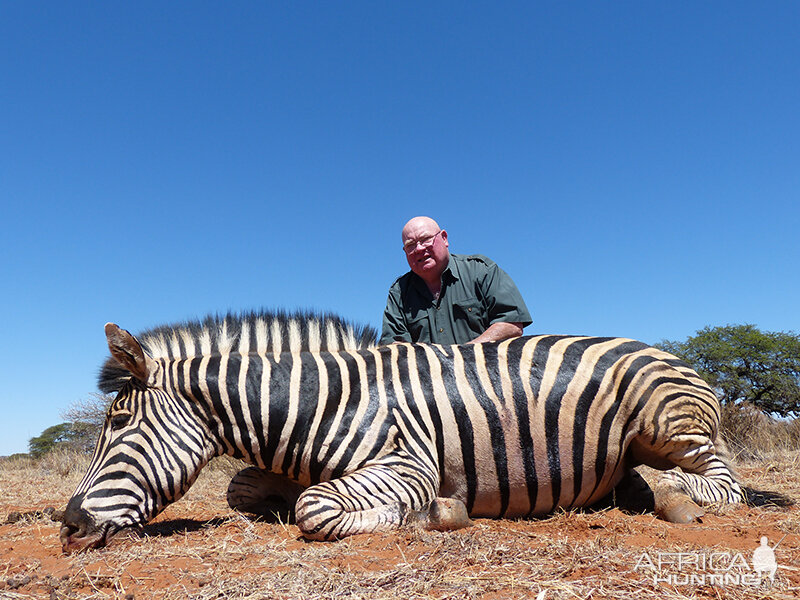 Zebra hunt with Wintershoek Johnny Vivier Safaris