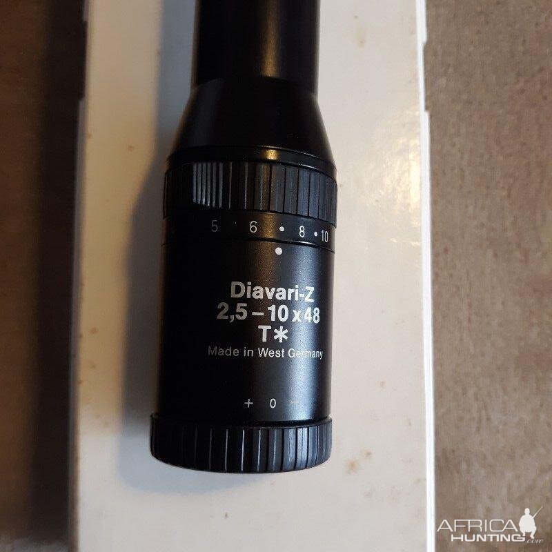 Zeiss Diavari 2.5-10×48T West German scope