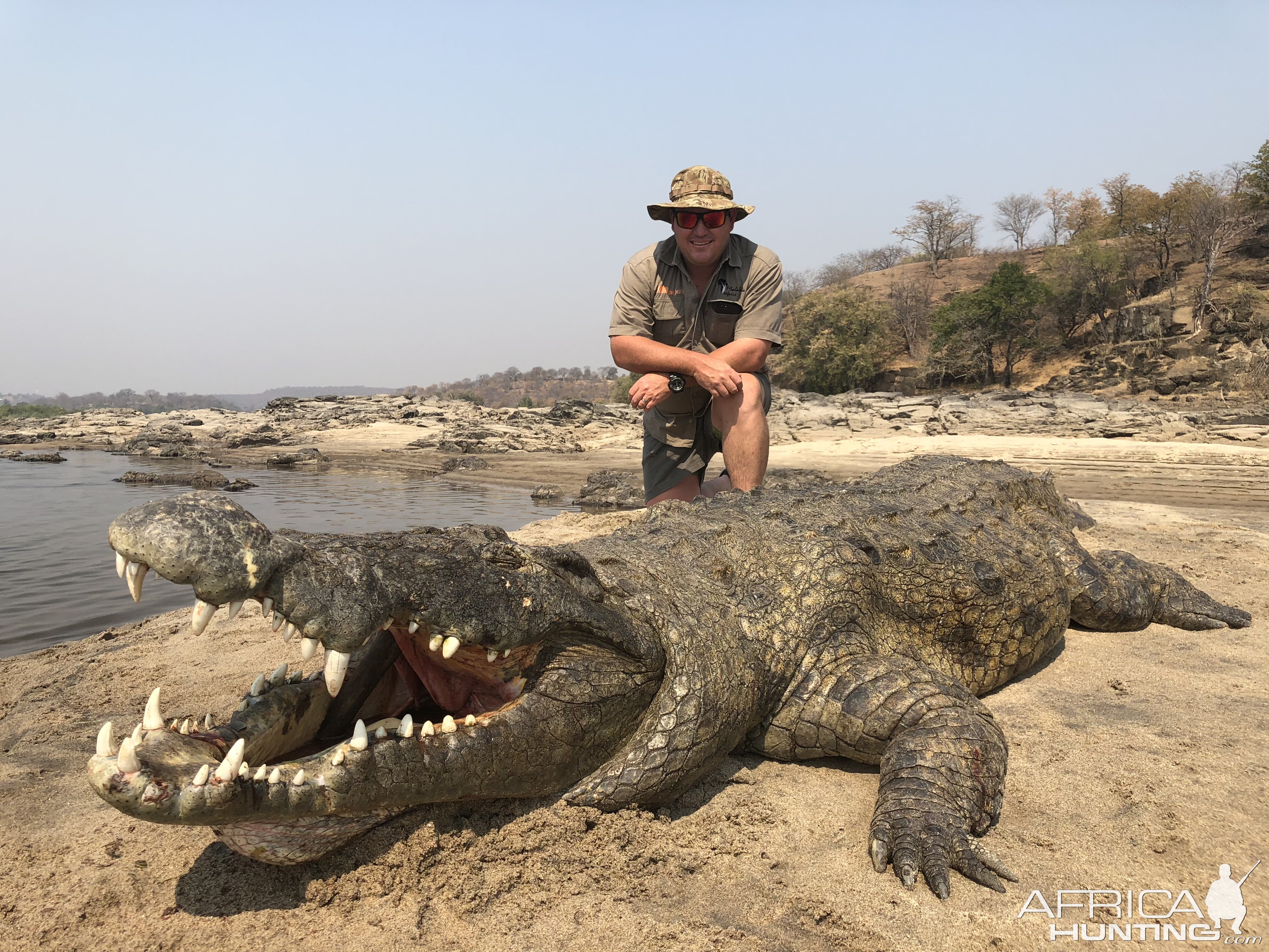 Zimbabwe Hunting Crocodile